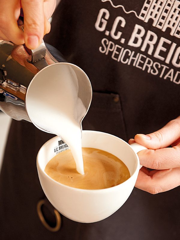 G. C. Breiger Hamburger Speicherstadt Barista Kaffee